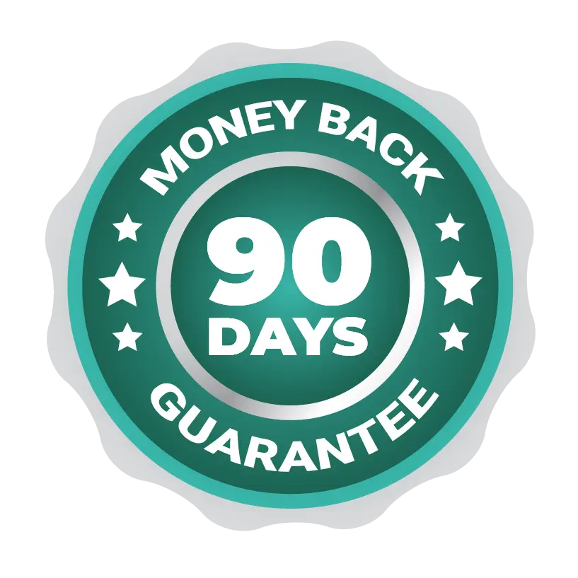 GlucoTonic Money Back Guarantee Seal